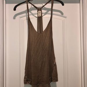 Free people olive green top